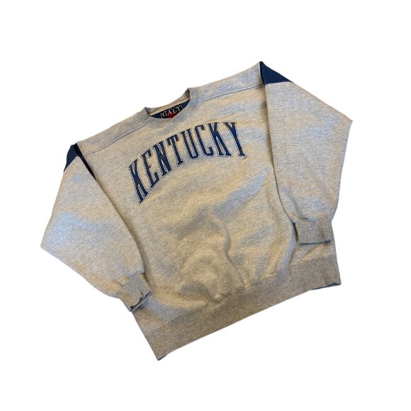 Vintage Galt Sand Kentucky Wildcats Double Sided Crewneck Sweatshirt Men's XL - Picture 3 of 9